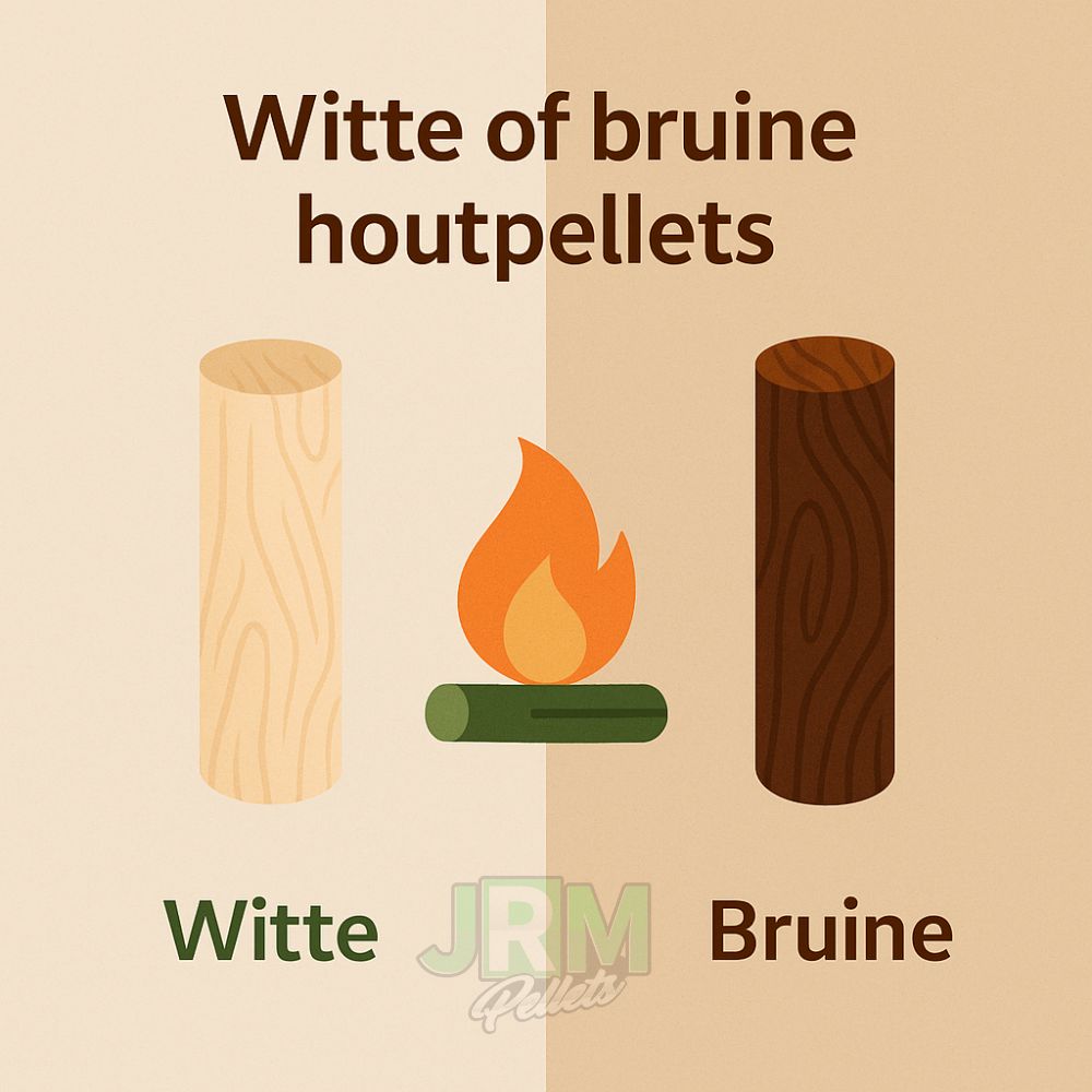 Pellets kopen: het verschil tussen witte en bruine houtpellets